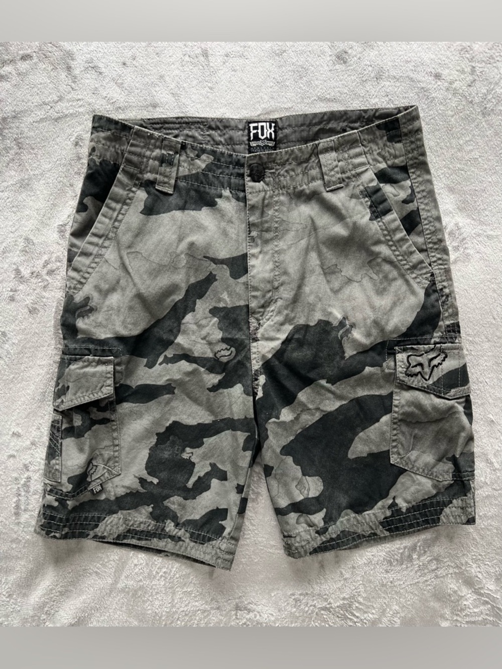 FOX Racing Men’s Camo Cargo Shorts Size 29